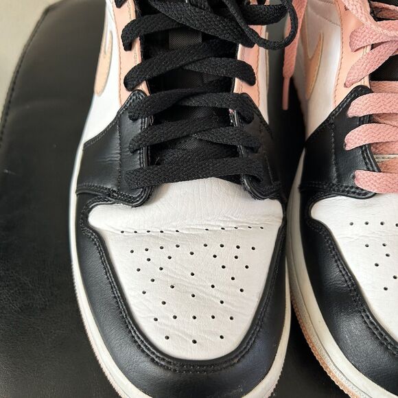 Size 9 Nike Air Jordan 1 Mid Artic Orange Crimson Tint Salmon - Picture 4 of 9